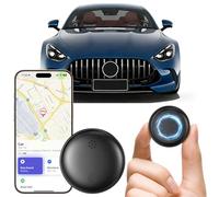 GPS Coche Localizador Compatible con iOS y Android, Localizador GPS Supermagnético Sin Suscripción, Posicionamiento Global, Resistente al Agua IP67, Hasta 365 Días de Autonomía,para Coches,Motos, etc.