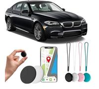 GPS Coche localizador, GPS Tracker rastreador Oculto para Coches Sin cuota mensual, no SIM, Seguimiento en Tiempo Real para niños, Mascotas, Compatible con A-pple Find My (Blanca*2)