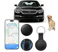 GPS Coche localizador, Localizador GPS para Coche Compatible con Android e iOS, Seguimiento en Tiempo Real para vehículo,Sin Suscripción, para niños, Cartera y Mascotas, Racker rastreador Oculto