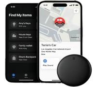 GPS Coche Localizador, para Coches Sin Cuota Mensual, Seguimiento En Tiempo Real para Niños, Mascotas, Compatible con A-pple Find My No SIM(Apple)