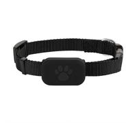 GPS Dog - Monitor de ubicación y actividad en tiempo real Tractive - Collar impermeable para mascotas con hebilla antiasfixia para gatos y perros para iOS y Android (negro)