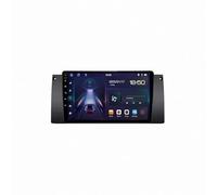 GPS para Coche Navegador para BMW X5 M5 E39 E53 1995-2006 Bluetooth Prueba de 12 Meses de Alertas de Radares de Tráfico, Mapas Europa, Actualiz. Wi-Fi, 4 Nuclear 1G+32G