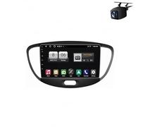GPS para Coche Navegador para Hyundai i10 2010-2013 Bluetooth Bluetooth con Soporte Transmisor FM, para Cambiar de Idioma, 8 Nuclear 4G+64G