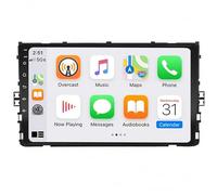 GPS para Coche Navegador para Volkswagen VW T-Cross MQB 2018-2020 Bluetooth Mp3 FM Mapa Tráfico en Vivo Estacionamiento en Vivo Alertas de Conducción Voz, 8 Nuclear 8G+256G