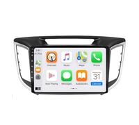 GPS para Coche Navigator para Hyundai Creta IX25 2014-2018 Bluetooth Tráfico y Alerta de Radares, Indicación de Carriles en Movimiento, 4 Nuclear 2G+32G