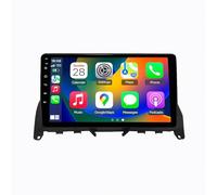 GPS para Coche para Mercedes Benz C Class 3 W204 S204 2007-2010 HD Pantalla Táctil con Inalámbrico Carplay y Android Auto, GPS, Ahd Cámara Trasera, Bluetooth Sistema, 8 Nuclear 8G＋256G