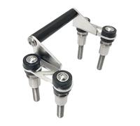 GPS para Motocicleta para BMW para F700GS para F800GS para F700 GS para F800 GS 2008-2017 Soporte Navegación Teléfono Móvil Manillar Motocicleta USB(-03-B-Bracket Silver)