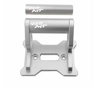 GPS Soportes Soporte para GPS De Motocicleta para CFMOTO 450 MT 450MT 2024 2025 para Teléfono Móvil Montaje Aluminio CNC Soporte De Navegación para Motocicleta(Plata 1,12 mm 22 mm)