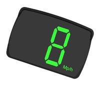 GPS Speedometer, Auto HUD Gauge, 3.15x2.13x1.22 pulgadas Multi-Functional Display, Plug Play Setup, GPS Time Speed for Truck, Taxi, Racing, Offroad, Windshield and Golf Cart Use