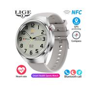 (GPS Sport Track Silica Gel Silver) 2025 Nuevo Compatible con Huawei GT4 Pro Reloj Inteligente para Adultos NFC