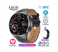 (GPS Sport TrackLeather Black) 2025 Nuevo Compatible con Huawei GT4 Pro Reloj Inteligente para Adultos NFC GPS