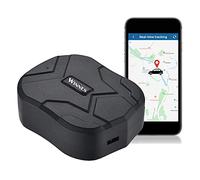GPS Tracker,10000mAh 150 días de Espera,Seguimiento en Tiempo Real,Magnético Fuerte Rastreador Antirrobo a Prueba de Agua,Localizador de GPS para Coche/Camión/Motocicleta/Barco, Aplicación Gratuita