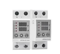 GPS8 Protector De Sobrecorriente For Riel DIN Dispositivo De Protección Contra Sobretensión Y Subtensión 40 A 63 A 80 A 220 V CA(GPS8-02-U,63A)