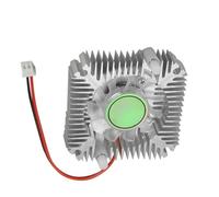 GPU Cooler, Aluminum Air Radiator, 2.16x2.16x0.47 Inches 55mm Chip Hole Distance, Low Noise Cooling Fan, High Efficiency Heat Dissipation for Computer, Office, Business, Editing, Workstations