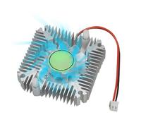 GPU Heatsink Cooler - 55mm Hole Distance PCI Fan Radiator, Lightweight Aluminum Design For Low Noise | For Workstations PCs & Video Editing Desktop Computer Systems