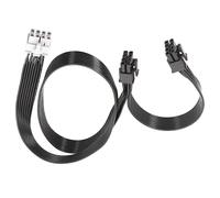 GPU Modular Cable Graphics Card Power Cable 8pin to PCIE Two 8pin 6pin Splitter Cord 18AWG Wire, 60CM Multicolor