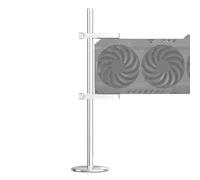 GPU Sag Bracket Stand - Magnetic Jack Accent, Adjustable Tool with Classic Look, Resin Layer with Durable Build, Non Slip Styling Compact Feature, Tech Supplies for Computer, Video Setup, Desk, Room,