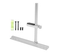 GPU Support Bracket Adjustable Anti Sag GPU Stand Aluminum Alloy Video Card Holder for ITX MATX ATX Cases 4 Bracket Kit 1 Level 4 Screws (Plata)