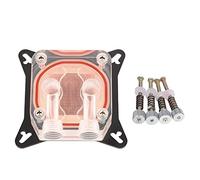 GPU Water Cooling Block, Copper Base GPU Water Block with POM Cover, High Heat Dissipation Waterway Design, G1/4 Thread Compatible for Computer Graphics Card Liquid Cooling System