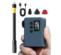 GPUTEK Inflador Electrico Bicicleta 120 PSI Mini Bomba de Aire, Manómetro | Hinchador Electrico Bicicleta Apagado Auto Motor sin Escobillas, Presta/Schrader para MTB Carretera, Gravel, E-bike, Ciclismo