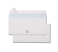 GPV - Caja de 500 sobres DL 110 x 220 mm 80 g, autoadhesivos blanco