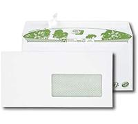 GPV Erapure - Sobres (papel reciclado, formato DL, 110 x 220 mm, ventanilla de 45 x 100 mm, 80 g, 500 unidades), color blanco nuclear