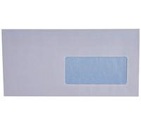 GPV - Lote de 500 sobres autoadhesivos (110 x 220 mm, con ventana de 45 x 100 mm, 80 g)