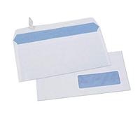 GPV - Sobres DL (autoadhesivos, 80 g, 110 x 220 mm, con ventana de 35 x 100 mm, 500 unidades)