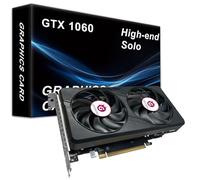 GPVHOSO GTX 1060 - Tarjeta gráfica de computadora de 6 GB, GDDR5 8K 192bit HDR VR Ready, 1060 tarjetas de video para PC de juegos, Tarjeta Gráfica compatible con Direct X12 PCIe3.0 x 16, ventiladores