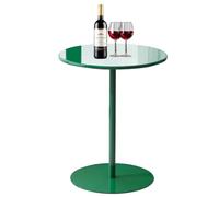 GPWDIEJB Mesa de Bar Redonda, Mesa de cóctel con Estructura de Metal, Mesa de Bar con Tablero Fijo, Mesa de Comedor Moderna para Cocina, Mesa de café, Mesa Auxiliar para sofá (70 x 70 x 104 cm)