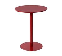 GPWDIEJB Mesa de bistró Redonda, Mesa de Bar roja, Mesa de cóctel, Mesa de jardín, Mesa Alta para Sala de Estar, Comedor, Cocina, Escritorio, sofá, Mesa Auxiliar, mesas de Centro (40 x 40 x 72 cm)