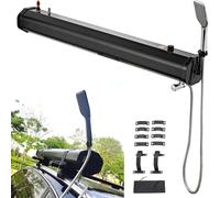 Gpxhbcb Kit de Ducha portátil para Acampar con calefacción Solar, Cabezal de Ducha de Mano y Soporte para portaequipajes para Senderismo, Lavado de Autos y Vacaciones en la Playa 20L/5.28Gal