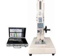 Gpxhbcb Medidor Digital Manual Horizontal de Fuerza de Empuje y tracción, Banco de Pruebas de Fuerza Digital de 10-1000 N, con 5 Accesorios, 2 Abrazaderas de Prueba, para Textiles y Deportes. 30N-3KG