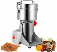 Gpxhbcb Molino de Granos eléctrico de Acero Inoxidable de 800/1000/1500/2500 g, máquina trituradora Comercial de Alta Velocidad, pulverizador para Especias, Hierbas y Granos Secos, Cereales 1000g