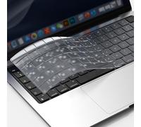 GPXIIZ Cubierta del Teclado Compatible con 2026-2022 MacBook Air 13.6/Air 15 M5 M4 M3 M2, 2026-2021 Mac Pro 14/Pro 16 M5 M4 M3 M2 M1 Pro/MAX, Español Diseño Layout EU, TPU Transparente