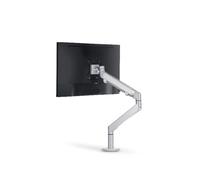 GPYMHLBNR Soporte de escritorio for monitor 17 a 32 pulgadas, aluminio, con altura ajustable y un solo brazo resorte gas, OZ-1(Silver Grey)