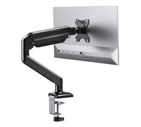 GPYMHLBNR Soporte for un solo monitor de hasta 32 pulgadas, 19,8 libras por pantalla, soporte montaje for escritorio computadora, resorte gas ajustable