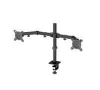 GPYMHLBNR Soporte for un solo monitor, hasta 32 pulgadas, 19,8 libras por pantalla, soporte de escritorio for computadora, resorte gas ajustable(ZH32-X187)