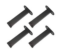 Gpzj 4 patas de muebles para cama, patas ajustables para muebles de cama, patas de metal, patas de soporte de doble agujero tipo T, patas de soporte para muebles, accesorios de marco de cama (tamaño: