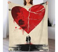GQmoney Manta de Forro Polar Estampada para Adultos, Ideal para Amantes de la Felicidad, Suave y cálida, de Microfibra, de Franela de Invierno, 180 x 200 cm.