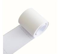GQQGSHOP 5M Autoadhesivos Borde de Papel Tapiz Removibles a Prueba de Agua Pegatinas Línea de Moldura de Pared Flexible, Tiras de Adornos for Pisos for Baños de Cocina(Ivory White,18cm*5m)