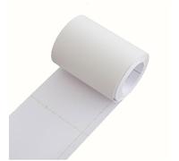 GQQGSHOP 5M Blanco Autoadhesivos Borde de Papel Tapiz Removibles a Prueba de Agua Pegatinas Línea de Moldura de Pared Flexible, Tiras de Adornos for Pisos for Baños de Cocina(Pearl White,18cm*5m)