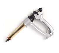 GQQSXZNTD Inyector para Animales de 25ml/50ml, Jeringa de Vacuna Continua Ajustable, Inyector de Jeringa para Ganado, para Uso Veterinario, Equipo de Cría de Aves de Corral y Ganado(Size:25ml)