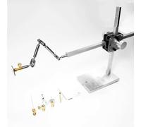 GQQSXZNTD Kit de Armadura Stop Motion, Sistema de Plataforma Enrolladora de Animación Stop Motion Vertical y Horizontal, Soporte de Animaciones Stop-Motion DIY con 5 Conectores y Riel de Aj(Size:26CM)