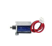 GQSHEIIRU Pequeño electro-Aimante DC 5 V 12 V, bobina de solenoide potente, carrera de 3 mm, mini varilla telescópica electromagnética, cerradura puerta electrónica(Dc12v2a)