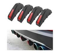 GQTMEUGTZ Difusor Parachoques Trasero, para Benz/AMG Class A W176/W177 A35/A45 S/A160/A180/A180d/A200/A220d/A250 Alerón Trasero Coche Shark Fin Labio Trasero Chasis Modificación Deportiva,B