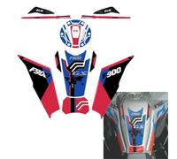GQUIKGW Pegatina de Moto Adhesivo Protector para Depósito De Combustible De Motocicleta, Accesorio para BMW F900 GS F900gs Adventure 2024(BLU)