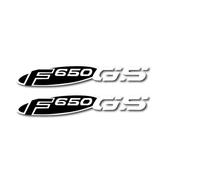 GQUIKGW Pegatina de Moto para BMW F650GS F 650GS F 650 GS Motocicleta Pegatina Reflectante para Tanque De Combustible(White)