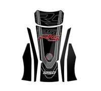 GQUIKGW Pegatina de Moto para BMW R1250RS R1250 RS, Almohadilla De Tanque De Combustible para Motocicleta, Cubierta Protectora, Pegatinas Adhesivas(Nero)