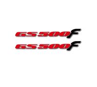 GQUIKGW Pegatina de Moto para Suzuki GS500F GS 500 F Pegatina Reflectante para Tanque De Combustible De Motocicleta(Red and Black)